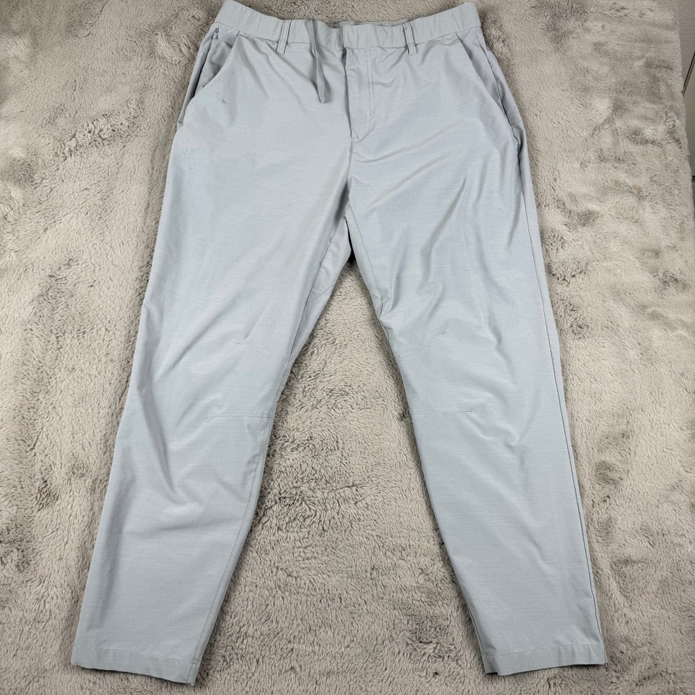 Fabletics Golf Pants Lightweight Athletic Drawstring‎ Gray Size L Pocket